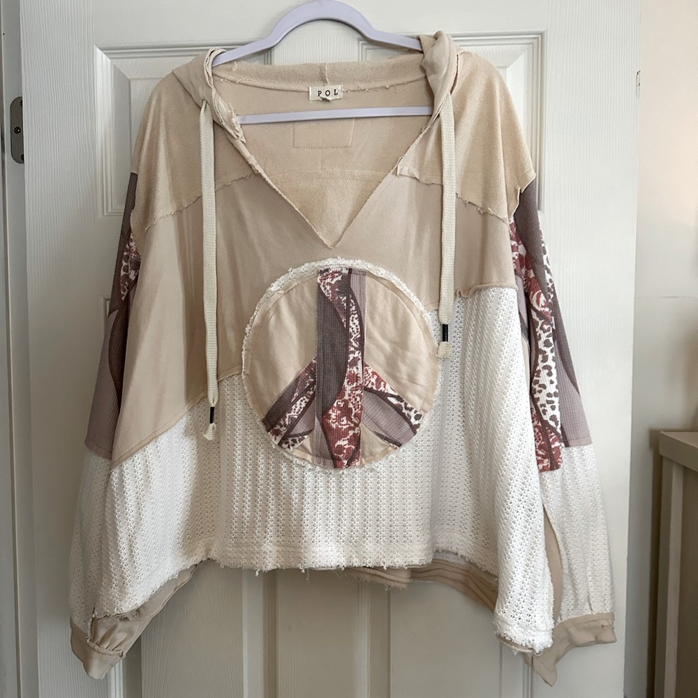 NWOT POL hooded top